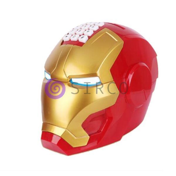 Копилка-сейф детская электронная с кодовым замком и купюроприемником ukc iron man Железный человек (237) 03k05p214 фото
