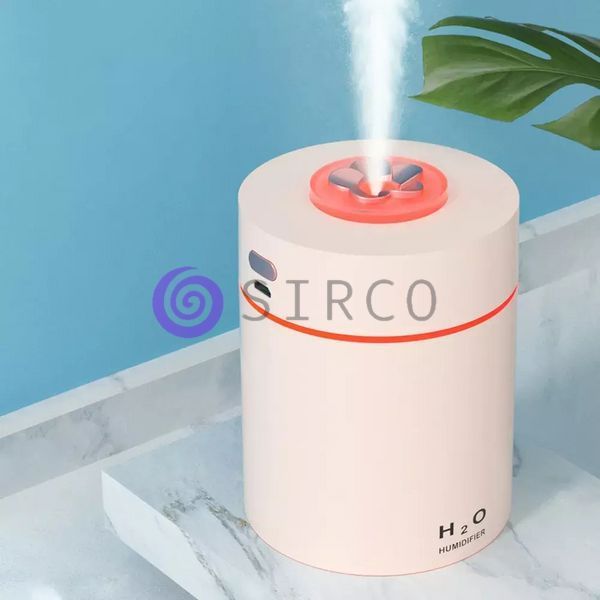 Портативний ультразвуковий зволожувач повітря Car Humidifier H2O 240 мл Рожевий 01k08p001v1 фото