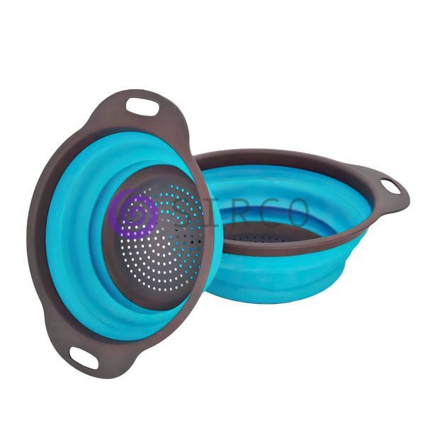 Друшляк силіконовий складаний COLLAPSIBLE FILTER BASKETS 2 шт. Синiй 10k10p054v2 фото