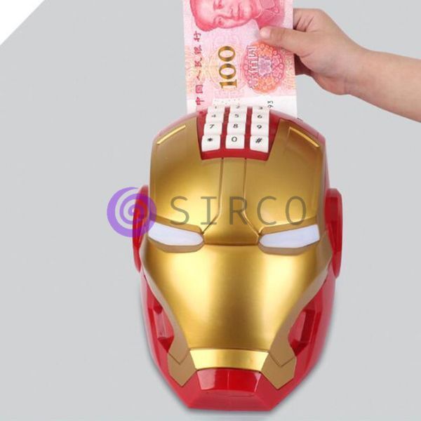 Копилка-сейф детская электронная с кодовым замком и купюроприемником ukc iron man Железный человек (237) 03k05p214 фото