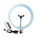 Кільцева кольорова селфі LED-лампа на штативі LED SOFT RING LIGHT RGBW 30 см зі штативом у комплекті 210 см 11k11p052v2 фото 7