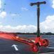 Детский трехколесный самокат со складным рулем и светящимися колесами Scooter X7 Красно-черный (ARSH) 13k01p014v1 фото 1