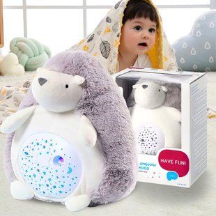 Детская музыкальная мягкая игрушка проектор Baby Ono "Ёжик Hugo" 60 мелодий (480) (SB) 03k17p395 фото