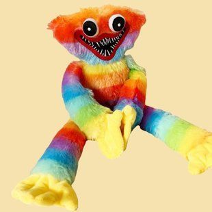 Мягкая плюшевая игрушка Хаги Ваги радужный (Huggy Wuggy) 03k01p068v3 фото