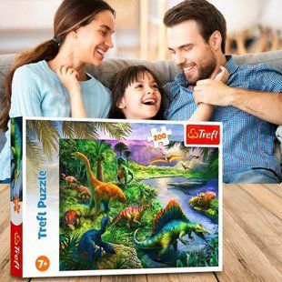 Пазлы детские &ndash; (200 эл.) &ndash; "Дикие Динозавры" 13281/ Trefl (SB) 03k19p148 фото