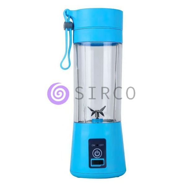 Блендер ручной для полосы Smart Juice Cup Fruits USB 4 ножа (Голубой)/EL-03-4/237 10k01p045 фото