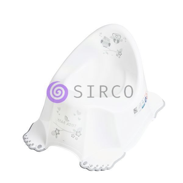 Горщик з нековзним покриттям "Сова" (бiлий) Tega Baby/SO-001-103/(SB) 03k20p039 фото