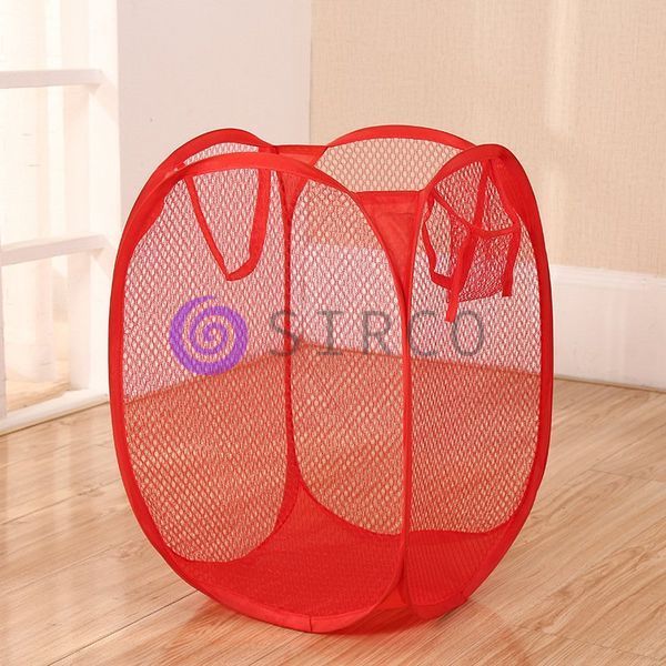 Корзина-сетка для игрушек, одежды Mesh 32*32*49см Красный (YAB) 03k16p161v3 фото