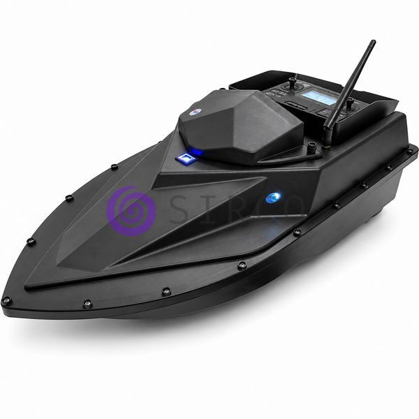 Прикормочний кораблик ZV1 GPS на радіокеруванні 12000 mAh 12V для завезення прикормки і снастей, Чорний (КР) 02k04p607 фото