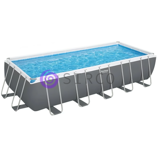 Каркасний прямокутний басейн, тент, сходи, фільтр BestWay 5612В 640 см &times; 274 см &times; 132 см 19281л (AT) 02k12p032v8 фото