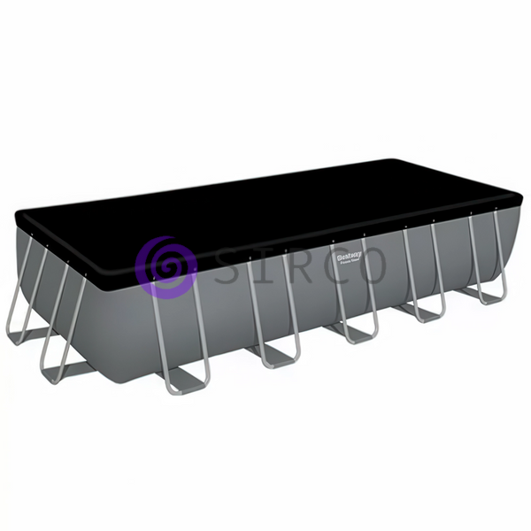 Каркасний прямокутний басейн, тент, сходи, фільтр BestWay 5612В 640 см &times; 274 см &times; 132 см 19281л (AT) 02k12p032v8 фото