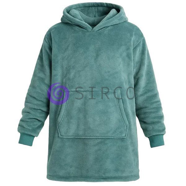 Тепла толстовка - плед худі з капюшоном HUGGLE HOODIE Зелений  01k06p001v2 фото