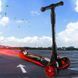 Детский трехколесный самокат со складным рулем и светящимися колесами Scooter X7 Черно-красный(ARSH) 13k01p014 фото 1