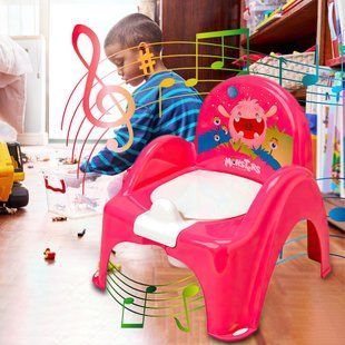 Горшок - стульчик для детей с музыкой "Монстрики" (розовый) Tega Baby/PO-027-127/(SB) 03k20p047v2 фото