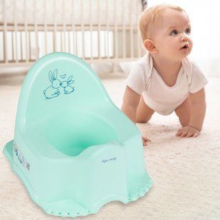 Горшок для малышей "ЕСО-Зайчики" (Мятный) Tega Baby/ KR-007-105/(SB) 03k20p030v1 фото
