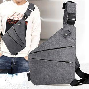 Чоловіча сумка Cross Body/Сумка Месенджер сіра/205 08k04p012v3 фото