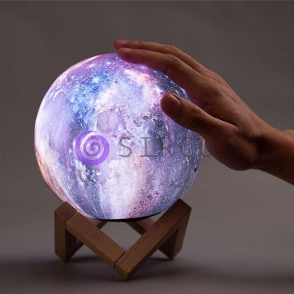 Настольный 3Д ночник-светильник с сенсорным управлением Луна "Moon Lamp" 20см (509) 01k09p065v2 фото