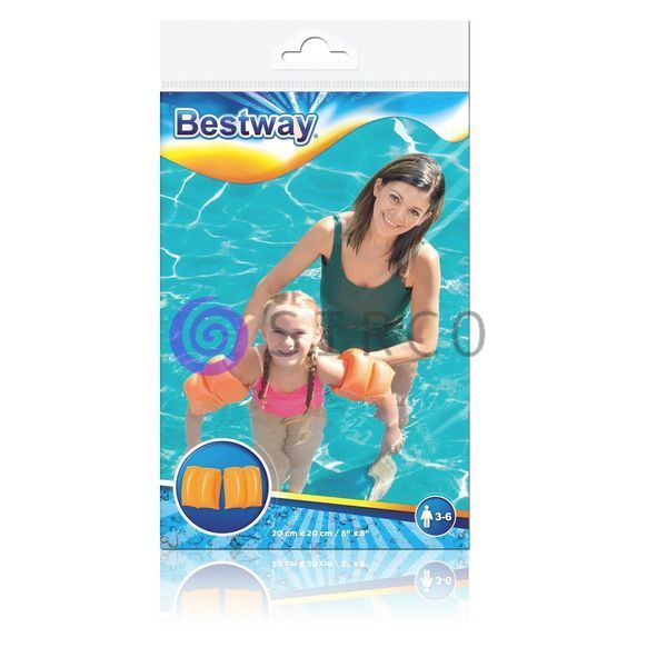 Надувные детские нарукавники для плавания Bestway 32005, 20&times;20 см Желтый 02k10p451v1 фото