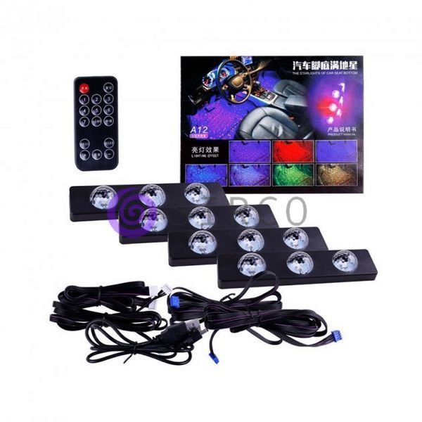 LED подсветка для салона машины Starlights A12 7 цветов (В) 04k04p001 фото
