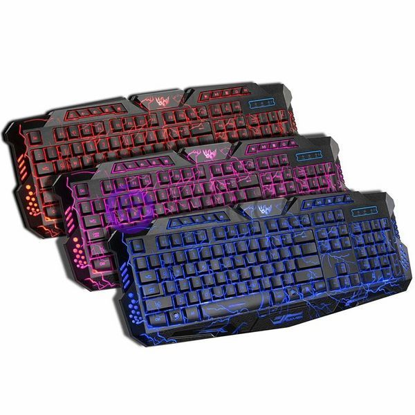 Проводная геймерская клавиатура с подсветкой KEYBOARD LED M200 GAME (212) 11k07p003 фото