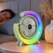 Настольный аккумуляторный вентилятор с RGB подсветкой A3 поворотный 180&deg;, USB, 3 скорости, Зеленый (AX) 01k07p191v2 фото