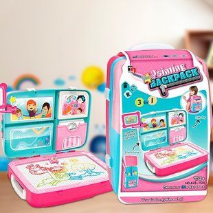 Дитячий набір для малювання Backpack Packing Рожевий (212) 03k12p109v1 фото