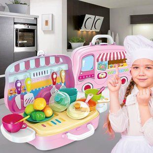 Детский игровой набор в чемоданчике для игры в повара "Happy chef" 03k09p106 фото