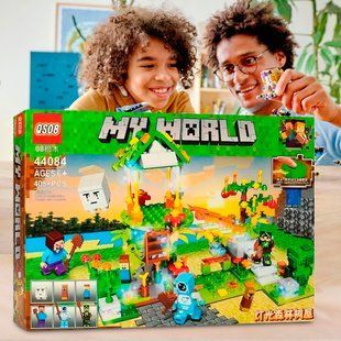 Детский развивающий конструктор Майнкрафт My World "Волшебный лес"44084 405 деталей (593) 03k03p014 фото