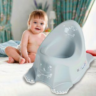 Горшок с нескользящим покрытием "Сова" (серый) Tega Baby/SO-001-106/(SB) 03k20p039v1 фото