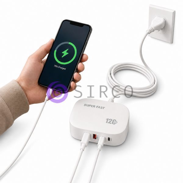 Зарядный адаптер 26X-206 120 W на 4 порта, 2&times;USB-A и 2&times;USB-C, быстрая зарядка (509/5093) 11k06p506v1 фото