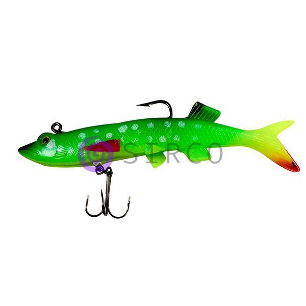 Рыбацкая силиконовая многоразовая приманка для рыбы Jaixing Soft Lures 22.3g, 12см, 3 шт, цвет 031 02k04p282v3 фото