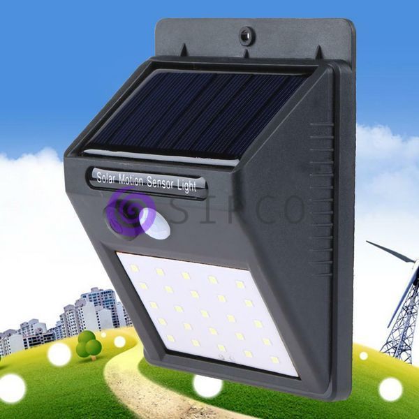 Уличный фонарь на солнечной батарее с датчиком движения 30 Led. водонепроницаемый прожектор (205) 01k09p047 фото