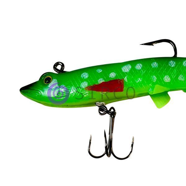 Рыбацкая силиконовая многоразовая приманка для рыбы Jaixing Soft Lures 22.3g, 12см, 3 шт, цвет 031 02k04p282v3 фото