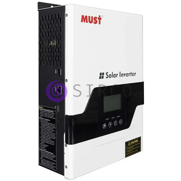 Гібридний настінний інвертор MUST PV18-3224VPM, 3200W, 24V (ISML) 11k12p205v2 фото
