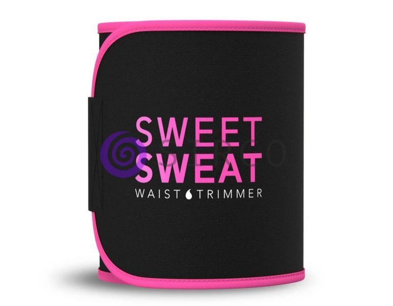 Спортивный пояс триммер для похудения Sports Research Sweet Sweat Waist Trimmer Pink 02k07p069 фото