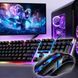 Игровой комплект клавиатура+мышь с RGB подсветкой Gaming G21B (205) 11k04p081 фото 1