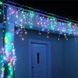 Новогодняя гирлянда Xmas Бахрома прозрачный провод 120 Led диодов (на коробке 200 led диодов) 3.5*0.45м Мультик 12k01p011 фото 4