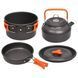 Туристический походный набор посуды для кемпинга Cooking Set DS-308 1716 (JS) 02k02p025 фото 2