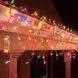 Новогодняя гирлянда Xmas Бахрома прозрачный провод 120 Led диодов (на коробке 200 led диодов) 3.5*0.45м Мультик 12k01p011 фото 3