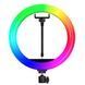 Кільцева LED лампа RGB, 1 кріплення керування на дроті, USB, 36 см (YAB) 11k11p011v5 фото 3