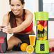 Блендер ручной для полосы Smart Juice Cup Fruits USB 4 ножа (Зеленый)/EL-03-4/237 10k01p045v1 фото 1