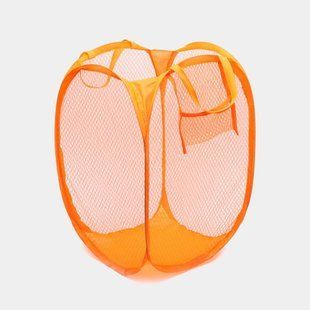 Корзина-сетка для игрушек, одежды Mesh 32*32*49см Оранжевый (YAB) 03k16p161v4 фото