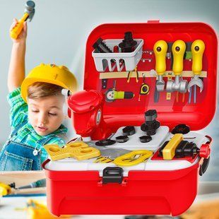 Детский портативный игровой набор инструментов в чемоданчике Toy tool toy 03k05p032 фото