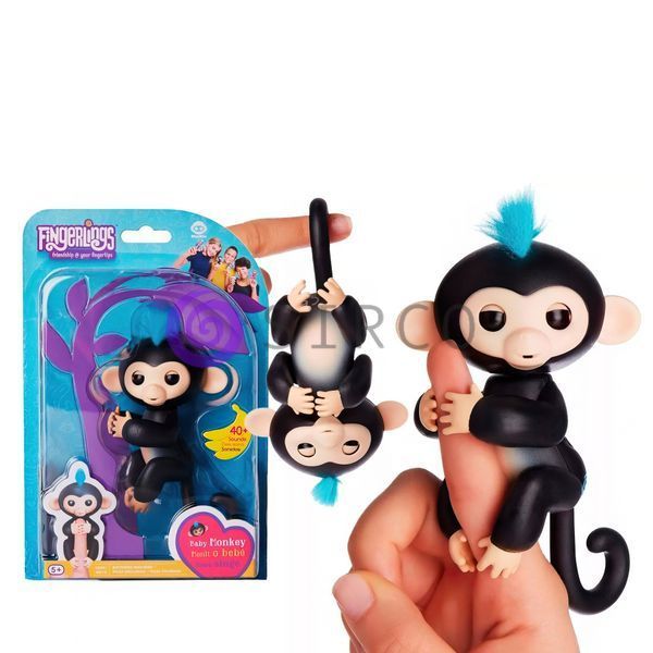 Інтерактивна мавпочка Fingerlings чорний 03k05p177v2 фото