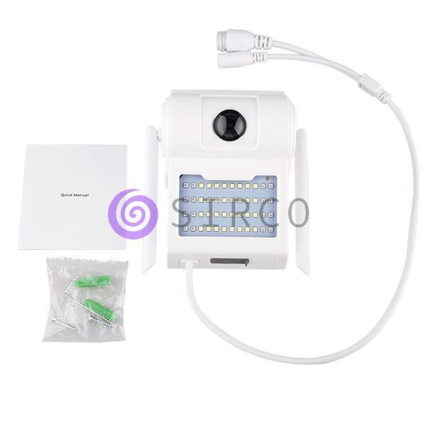 Камера IP уличная водонепроницаемая IP66, 48 светодиодный, 1080P, Wi-Fi 11k05p005 фото