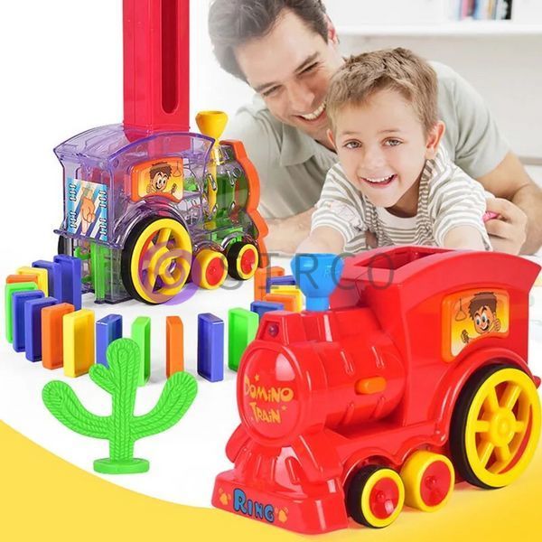 Конструктор игрушка-поезд домино, DOMINO Happy Truck series COLORS 100 деталей 03k05p033 фото