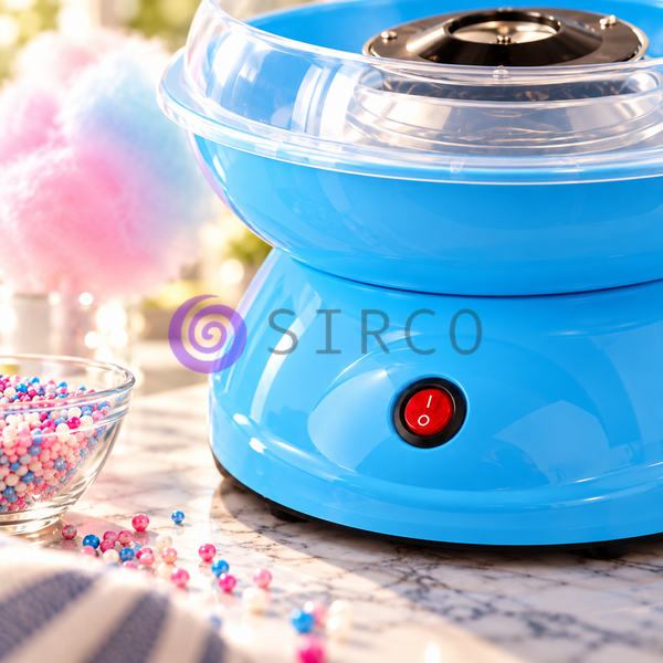 Апарат для приготування солодкої вати компактний Cotton Candy Maker Синій (ARSH/MA156) 10k01p037v2 фото