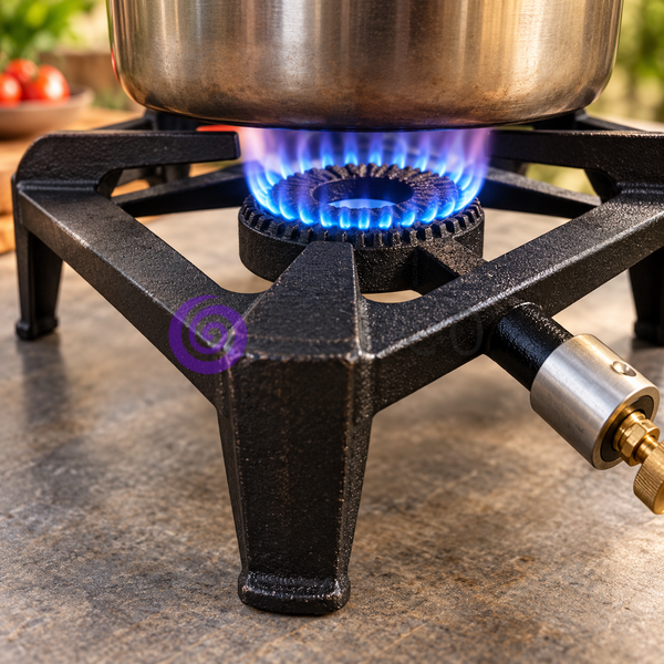 Потужна газова горілка табуретного типу GAS COOKER GB-05T для казана, автоклава та виварки 6,5 кВт 30&times;30 см (VIG/М65G) 02k17p045v1 фото