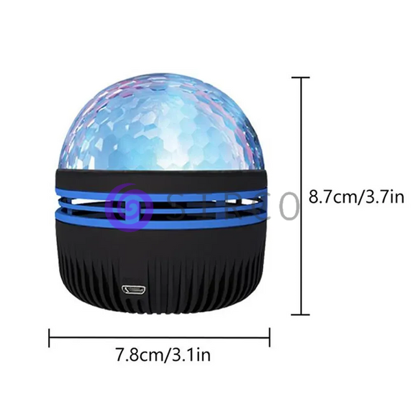 Настольный ночник-проектор с пультом управления от USB LED Q6 STAR LIGHT (Type-C) 2503 (206) 01k09p397v2 фото