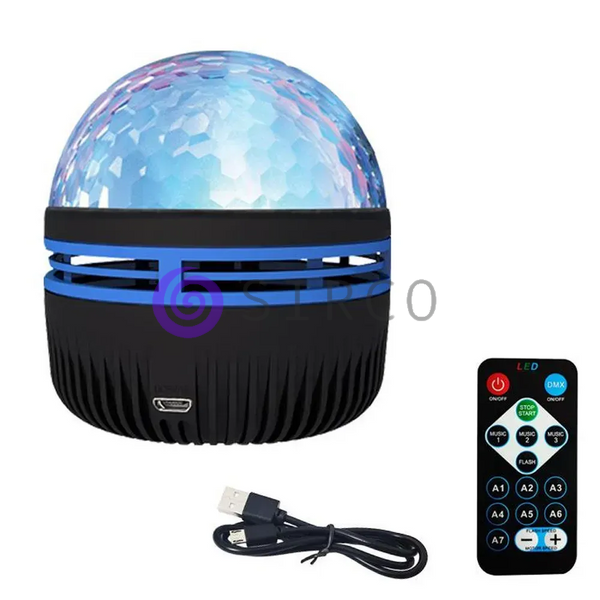 Настольный ночник-проектор с пультом управления от USB LED Q6 STAR LIGHT (Type-C) 2503 (206) 01k09p397v2 фото